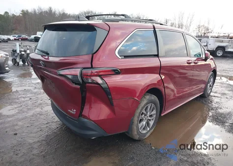 2021 Toyota Sienna Le из США, поврежденный, VIN 5TDKRKEC4MS030084